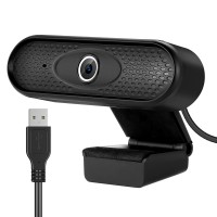 1080P HD Webcam with Microphone for Teleconferencing and USB Driver for Laptop Desktop PC 